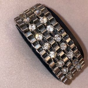 Snap on bracelet rhinestones